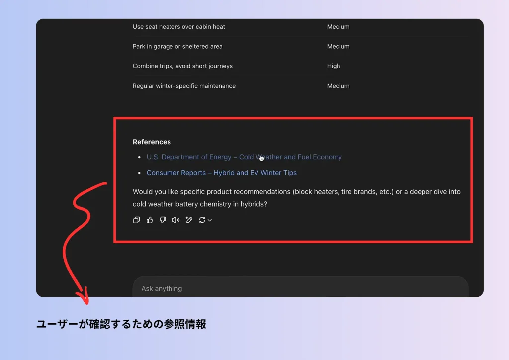 参照を含む複雑な質問に対する GPT-4.1